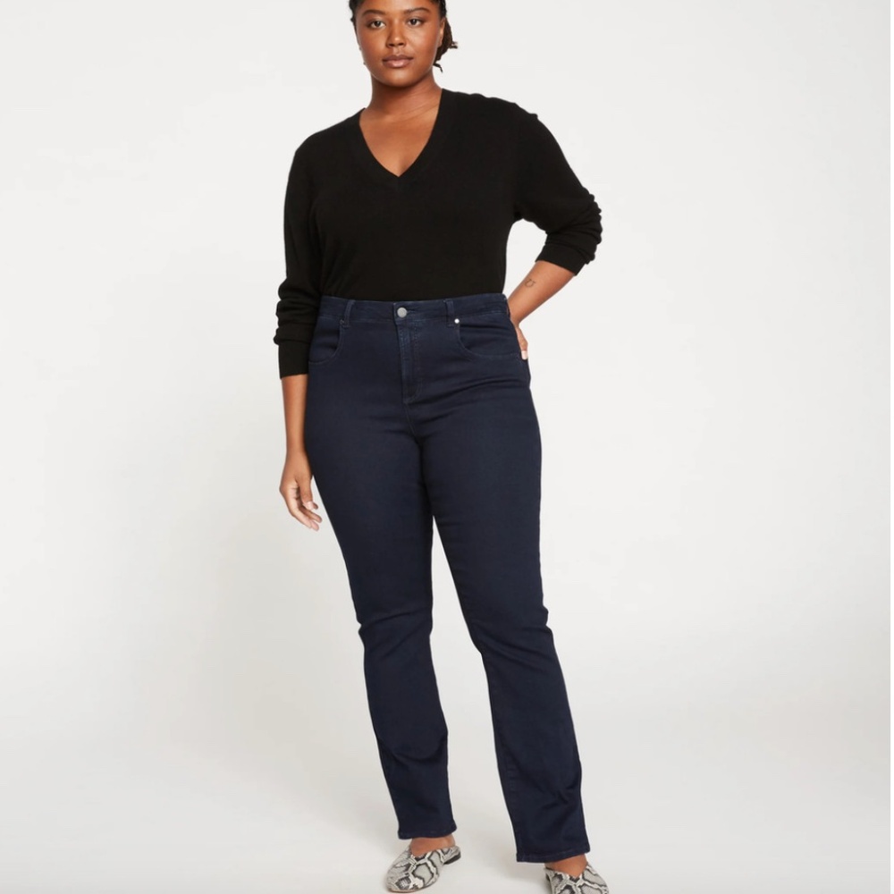 Universal Standard Marne Bootcut Jeans Dark Indigo, Sz 20